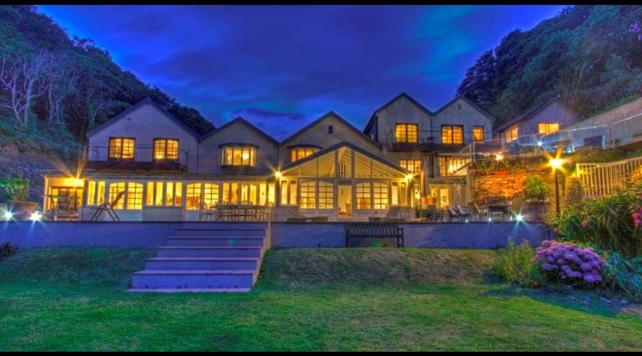 Waterwynch House at night